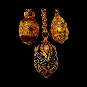 Vintage Faberge Joan River necklaces.
